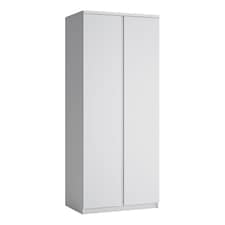 Fribo 2 Door Wardrobe in White
