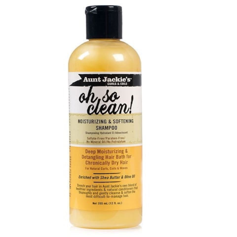 image 1 of Aunt Jackies Moisturizing & Softening Detangling Shampoo, Oh So Clean 355 ml