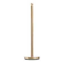 Interiors by Premier Stable Gold Finish Toilet Roll Holder, Elegant Design Toilet Holder, Roll Holder With Gold Finish Base