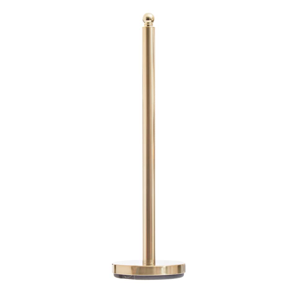 image 1 of Interiors by Premier Stable Gold Finish Toilet Roll Holder, Elegant Design Toilet Holder, Roll Holder With Gold Finish Base