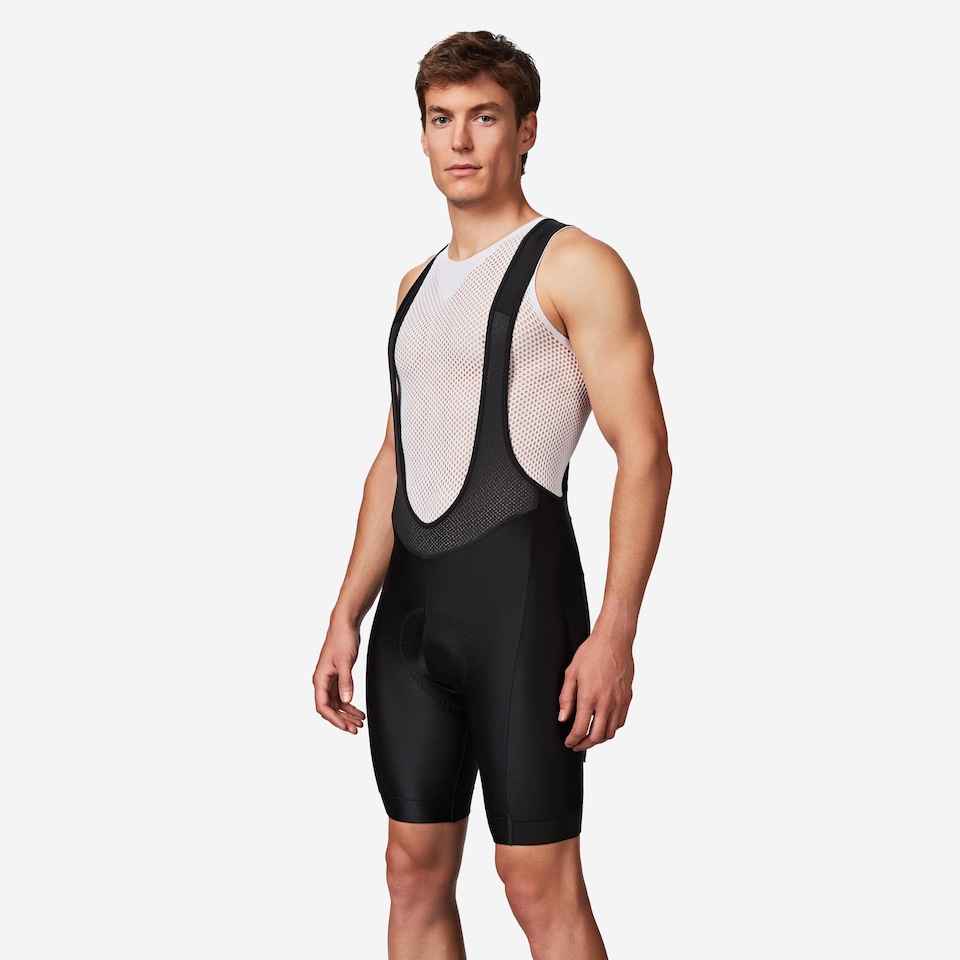 image 1 of Decathlon Men's Road Cycling Shorts Discover - Black
