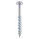 image 1 of Timco - Twin-Threaded Woodscrews - PZ - Round - Zinc (Size 10 x 1 1/4 - 200 Pieces)
