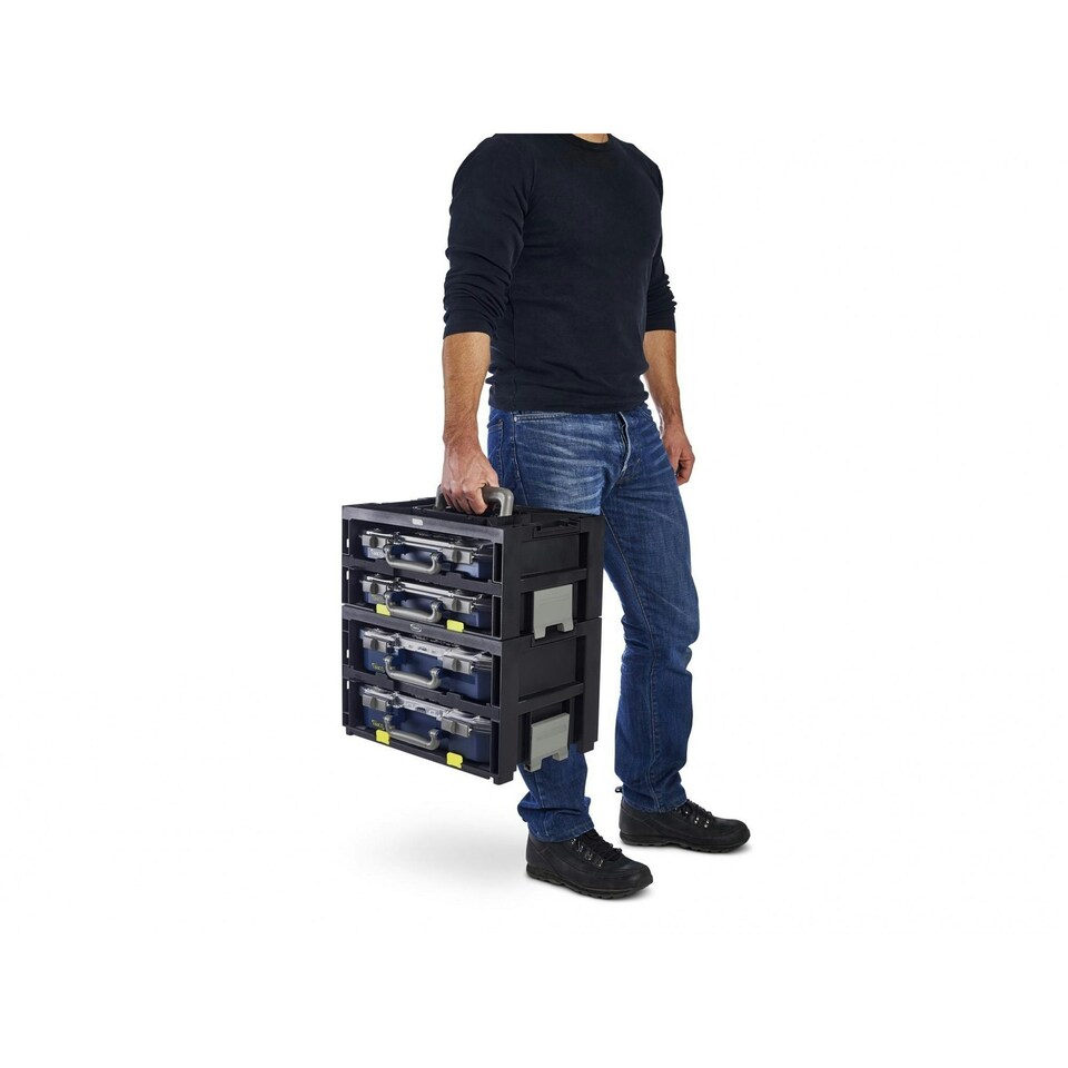 image 1 of Raaco Carrymore 55x2 Storage System - Multi Colour - One Size Multi