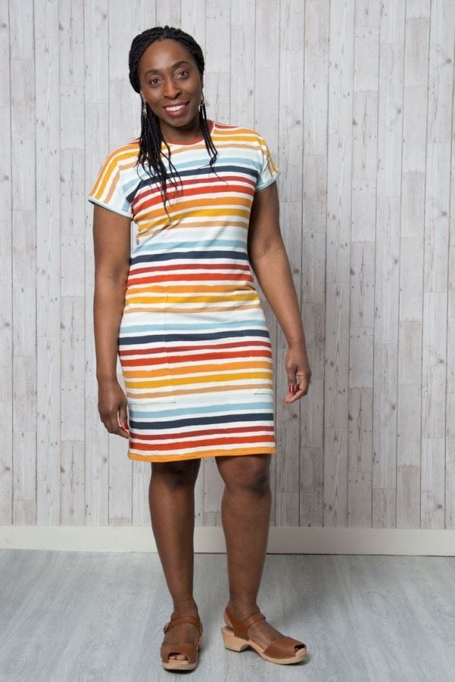 Emporia Patterns Astrid Dress & Jumper Paper Sewing Pattern – Women’s Dresses, Tops & Sweaters, UK Sizes 8–20, Intermediate