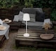image 1 of EGLO Cabozo LED Portable Outdoor Table Lamp White | Gold