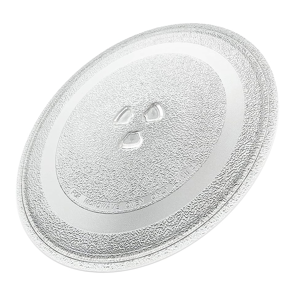 image 1 of SPARES2GO Glass Turntable Plate for Russell Hobbs Microwave Y Type Glass Dish Tray (9.65" / 24.5cm / 245mm)