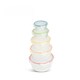 image 1 of LocknLock Nestable Food Containers with Lids Round Meal Prep Boxes - Pack of 5