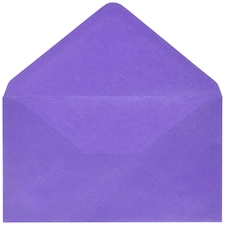 PEARLISED C6 ENVELOPE PLUM PK5 - West - CE1494P5 N/A | C6