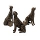 image 1 of Retriever Plant Pot Feet - Set of 3 - L7.5 x W8 x H8 cm Grey