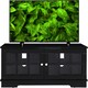 image 1 of MDA Designs Hamilton Black Freestanding Traditional TV Cabinet with Storage Elegant Classic Design for Flat Screen TVs up to 55" Black