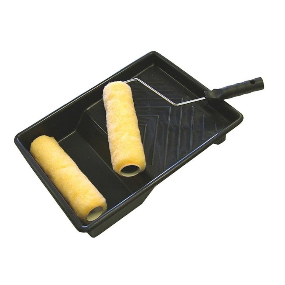 Faithfull Roller Kit Tray Frame & 2 Refills 230mm (9in) - Multi Colour - One Size