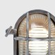 image 3 of ValueLights Silver Outdoor Wall Bulkhead Light with 4W Warm White Bulb