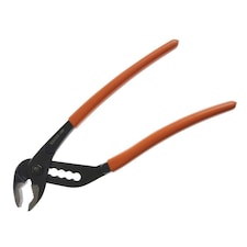 Bahco 222 D Screw Joint Water Pump Pliers, Pvc Coated Handles - Multi Colour - 240mm