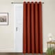image 2 of Amberley Eyelet Thermal Door Curtain 66" x 84" - Terracotta