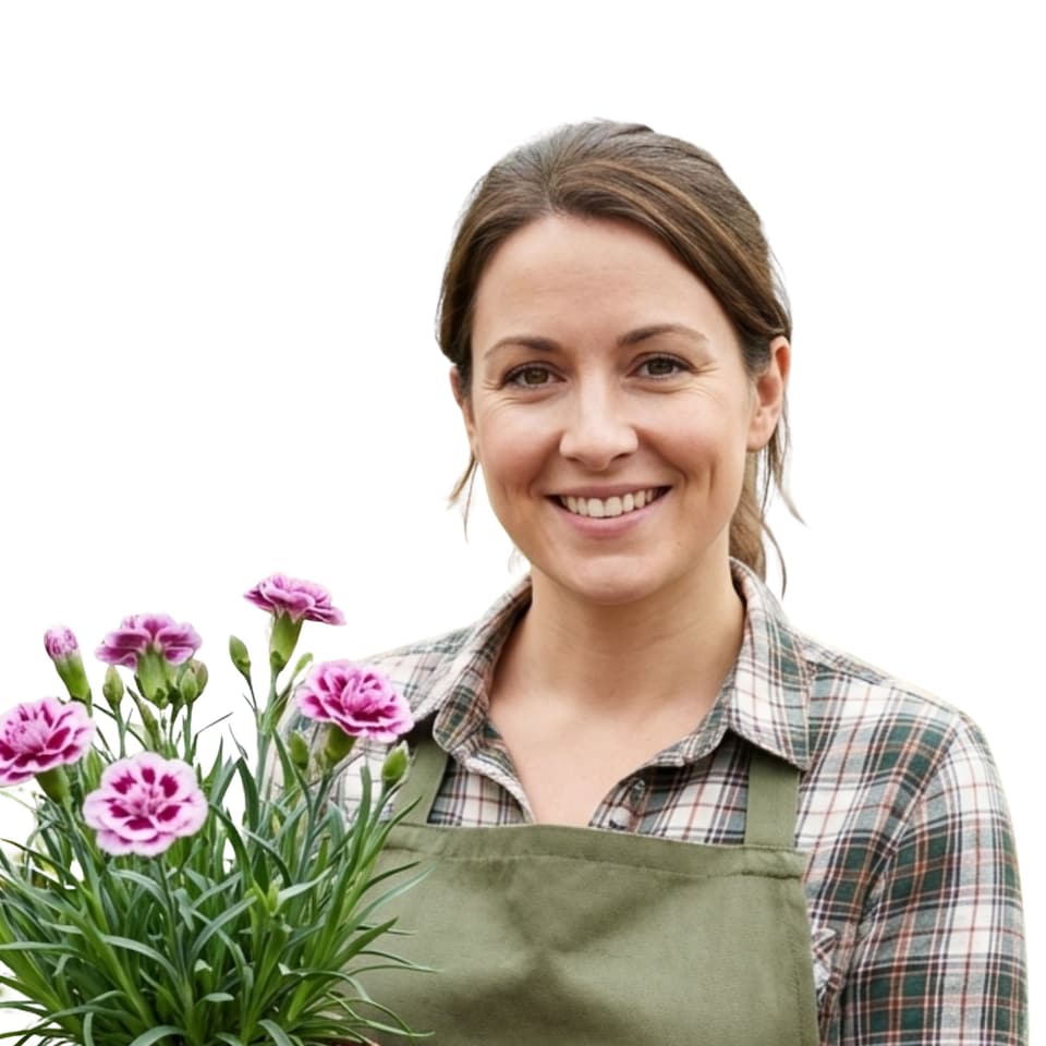 image 1 of Set of 3 or 6 Large Plants Pink Purple Carnation Ready to Plant in Your Garden 10.5 cm