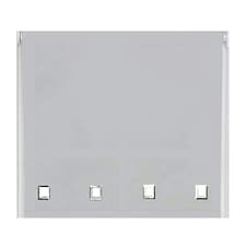 75cm Light Grey Square Eyelet Edge Roller Blind Grey | Grey