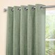 image 4 of Amberley Eyelet Thermal Door Curtain 66" x 84" - Sage