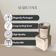 image 4 of Marco Paul Vanilla Scented Glass Jar Candle 8cm Brown