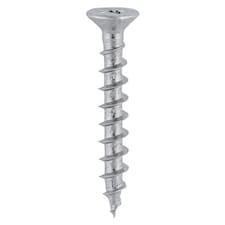 Timco - Window Fabrication Screws - Countersunk with Ribs - PH - Single Thread - Gimlet Tip - Stainless Steel (Size 4.3 x 35 - 1000 Pieces)