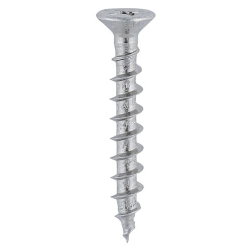 image 1 of Timco - Window Fabrication Screws - Countersunk with Ribs - PH - Single Thread - Gimlet Tip - Stainless Steel (Size 4.3 x 35 - 1000 Pieces)