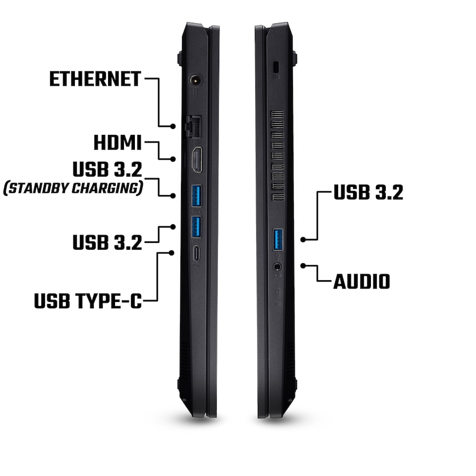 image 1 of Acer Nitro V 15 V15 ANV15-52 Intel Core i7-13620H 16GB RAM 1TB SSD RTX 5060 15.6" Full HD Windows 11 Home Gaming Laptop - Black - NH.QZAEK.004