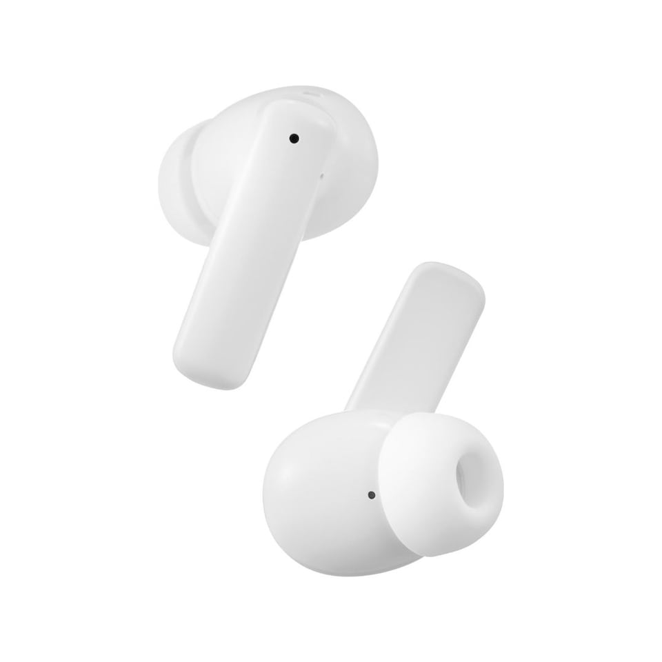 image 1 of Streetz T600 ANC True Wireless Earbuds with LCD Screen - White