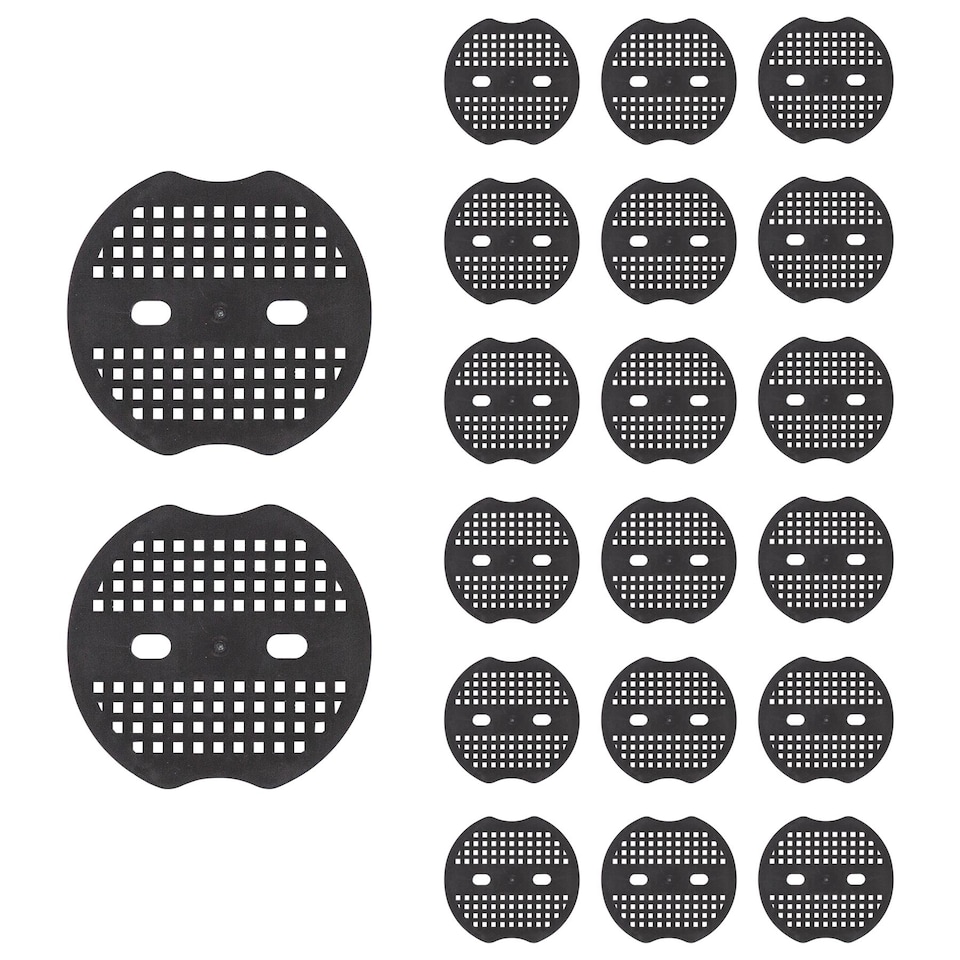 image 1 of Harbour Housewares Weed Membrane Peg Plates - 7cm - Pack of 20