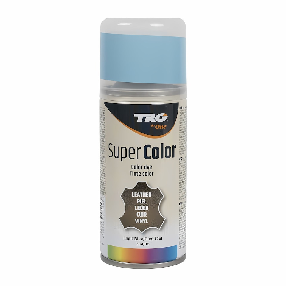 image 1 of TRG Super Colour Aerosol Paint - Leather and Vinyl Recolouring 150ml | Blue | Light Blue