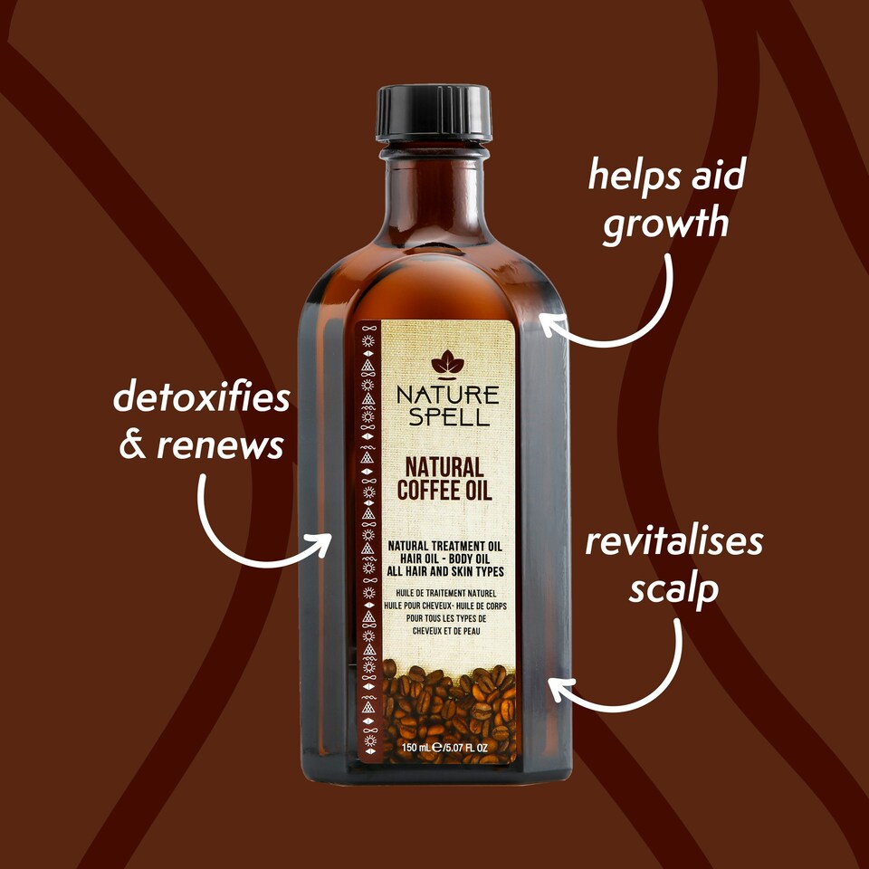 image 1 of Nature Spell Coffee Oil For Skin & Hair