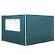 image 1 of Outsunny 3 Meters Gazebo Replaceable Exchangeable Side Panel Wall Panels Walls With Window, Dark Green