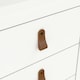 image 8 of Barcelona Bedside Table 3 Drawers in White