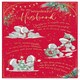 image 1 of Bears Wearing Christmas Hats Husband Christmas Card