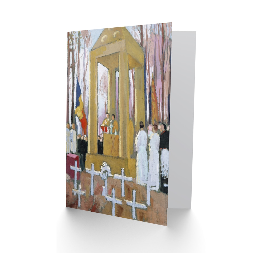 image 1 of Maurice Denis Mass at the Tomb of Ernest Psichari Art Greeting Card
