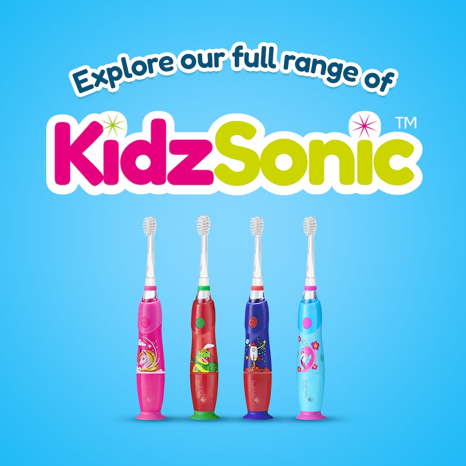image 1 of Brush Baby Dinosaur KidzSonic Kids Electric Toothbrush