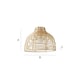 image 6 of ValueLights Lobster Wicker Rattan Cream Ceiling Pendant Light Shade Cream
