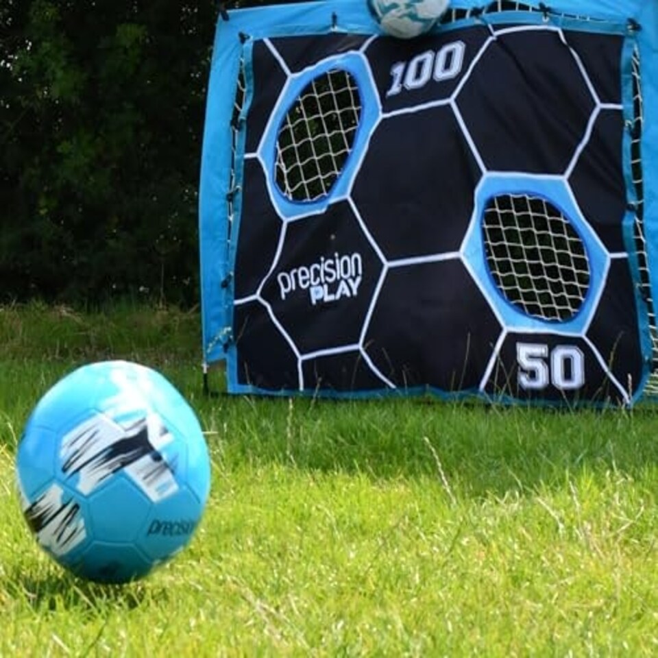 image 1 of PrecisionPLAY Force Football - 3 - Fluo Blue/White/Black - PrecisionPLAY - PPF000103 Blue