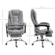 image 7 of Vinsetto Heated 6 Points Vibration Massage Executive Office Chair Grey