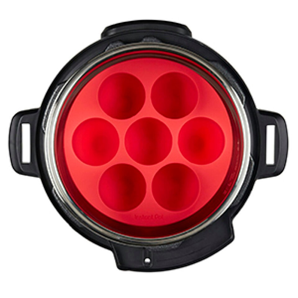 image 1 of Instant Pot Silicone Egg Bites Pan with Lid