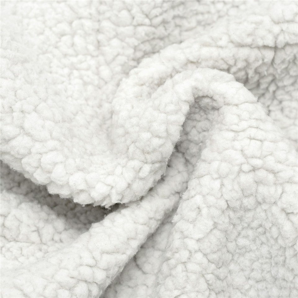 image 1 of Yaheetech Boucle Accent Chair with Round Padded Seat and Metal Legs | White