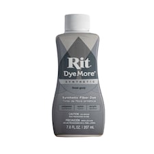 Rit DyeMore Liquid Colour Dye for Synthetic, Polyester, Nylon and Acrylic 7oz | Grey | Frost Grey