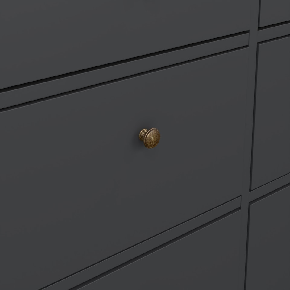 image 1 of Paris Nightstand 1 Door + 1 Drawer in White