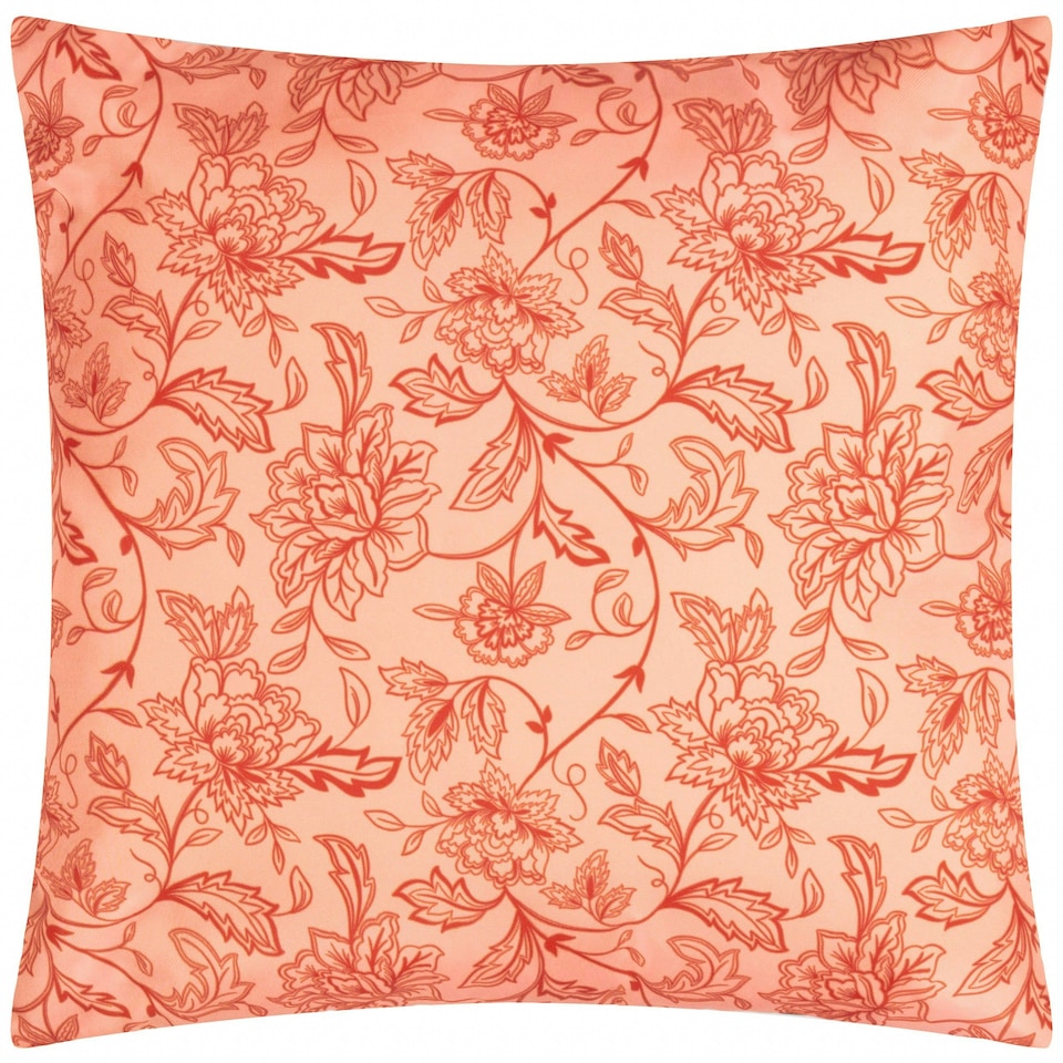image 1 of furn. Anemone Peaches Multicolour Outdoor Cushion Cover 45 x 45cm | Multi | 45 cm x 45 cm