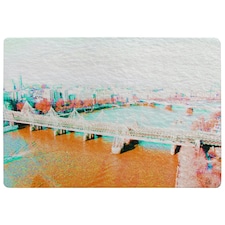 LONDON EYE View Orange (Rug) Orange | Large: 140x200cm