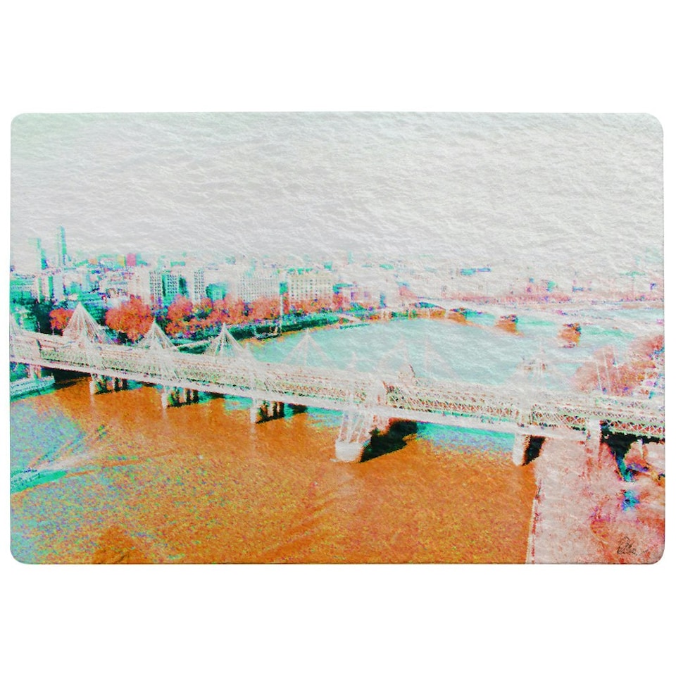 image 1 of LONDON EYE View Orange (Rug) Orange | Large: 140x200cm