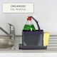 image 2 of CALITEK Sink Caddy Washing Up Organiser with Removable Drip Tray Purple