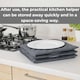 image 5 of Straame Electric Plate Warmer – 10 Plate Capacity, Adjustable Heat, Fast Heating for Perfect Plates