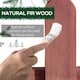 image 3 of Outsunny Pack of 12 Wooden Plant Border Fence Garden Fixed Picket Fence Brown