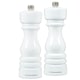 image 1 of Cole & Mason London White Gloss Salt & Pepper Mill Set 180mm