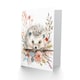 image 2 of Wildflowers Hedgehog Modern Watercolour Pastel Him Her Birthday Card