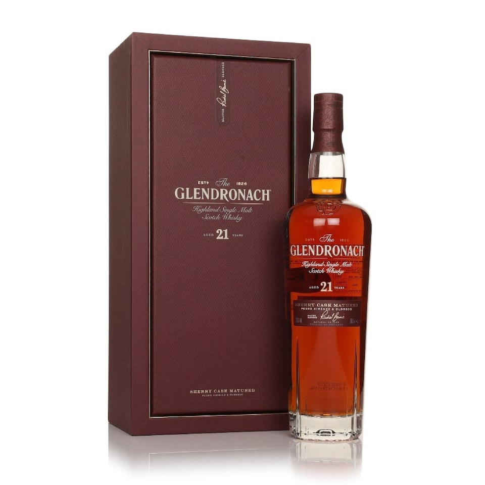 image 1 of The Glendronach 21 Year Old | Clear | Deep amber hue with a polished cherry wood gleam | 1